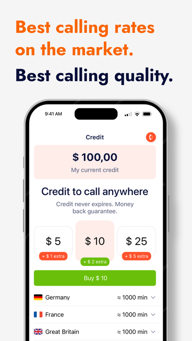 mytello: International calling screenshot 3