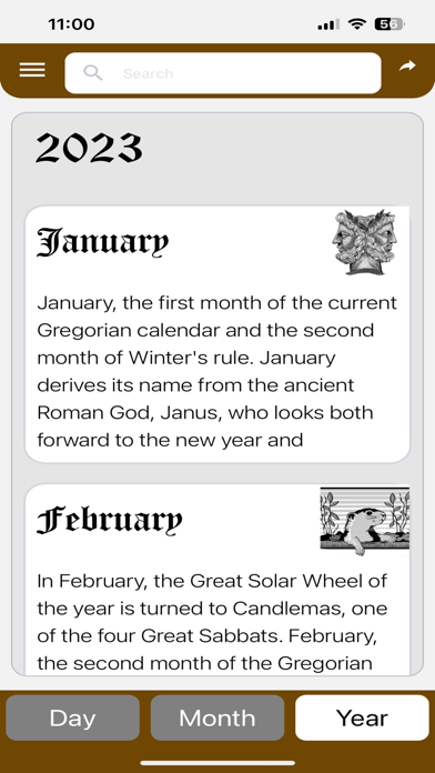 Mythology Calendar screenshot 2