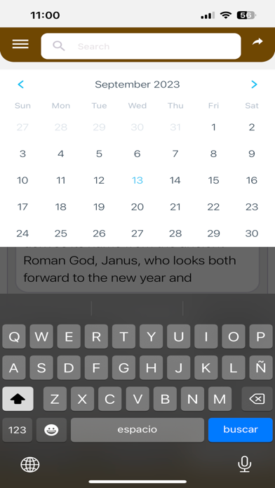 Mythology Calendar screenshot 1