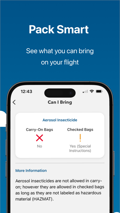 MyTSA screenshot 2