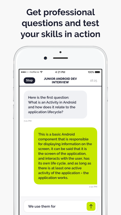 MyVirtualPeer – Job Interviews screenshot 3