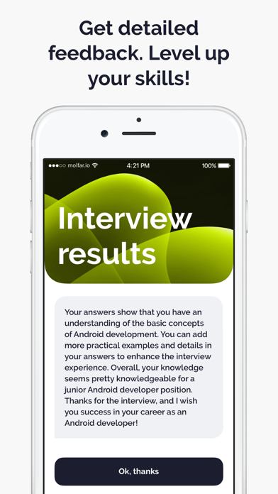 MyVirtualPeer – Job Interviews screenshot 1