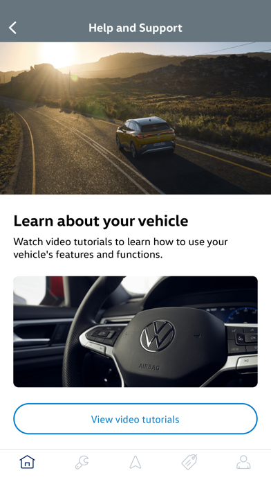 myVW screenshot 1