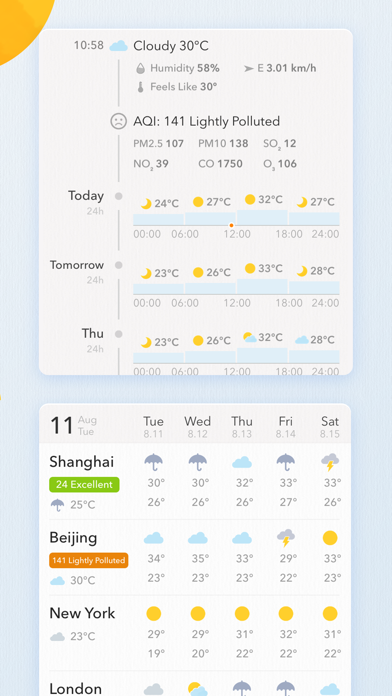 MyWeather - 15-Day Forecast screenshot 1