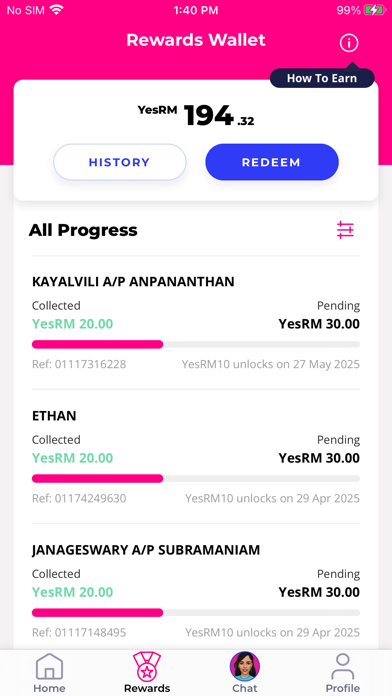 MyYes screenshot 2