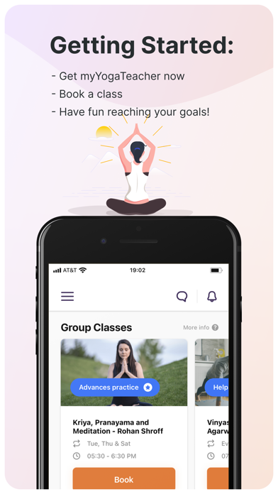 MyYogaTeacher: Learn Yoga LIVE screenshot 1