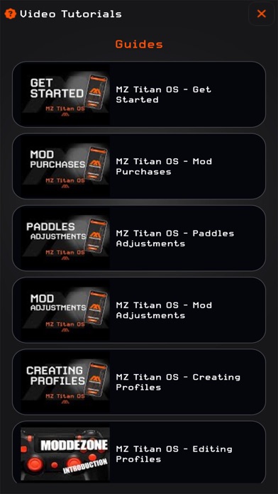 MZ Titan OS screenshot 1
