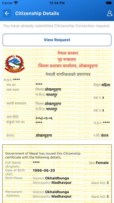 Nagarik App screenshot 1