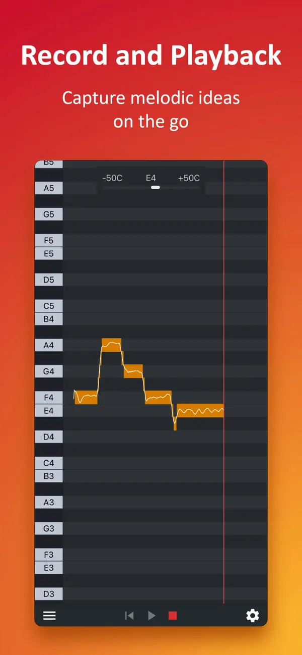 Nail the Pitch - Vocal Monitor screenshot 2