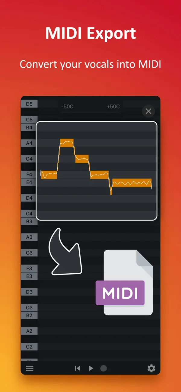 Nail the Pitch - Vocal Monitor screenshot 1