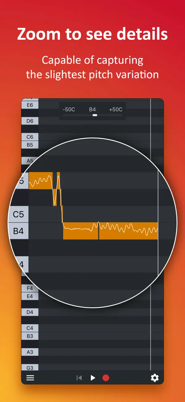 Nail the Pitch - Vocal Monitor screenshot 3