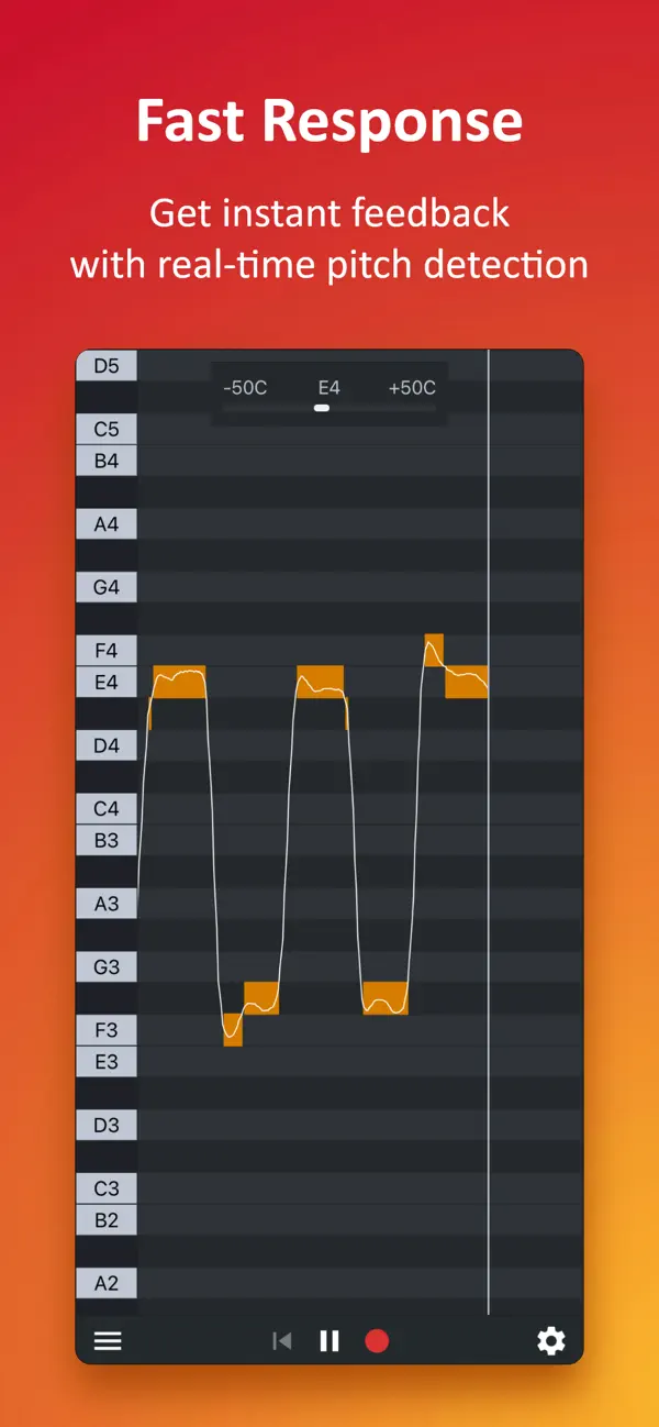 Nail the Pitch - Vocal Monitor screenshot 4