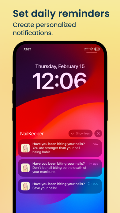 NailKeeper - Stop Biting Nails screenshot 3