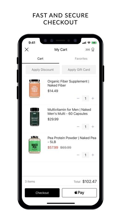 Naked Nutrition screenshot 1