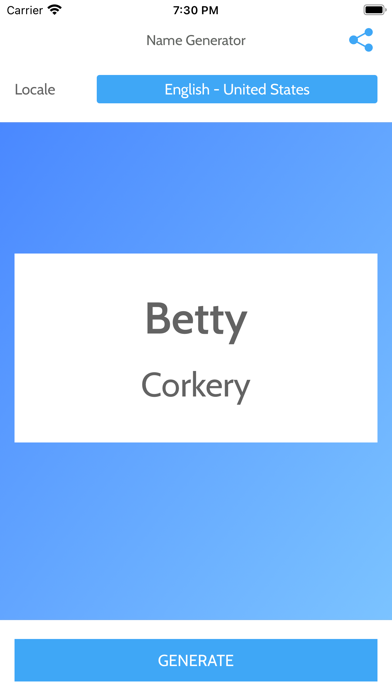 Name Generator - Random Names screenshot 1