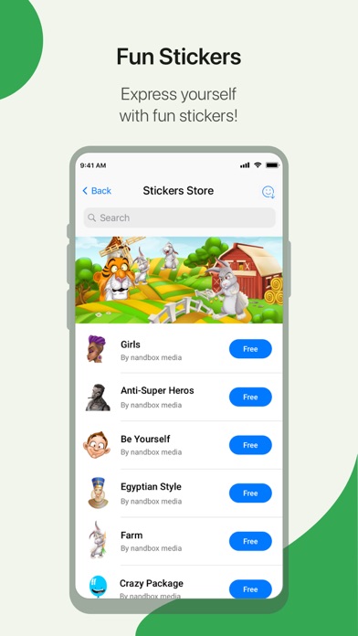 nandbox Messenger:Chat & Calls screenshot 1