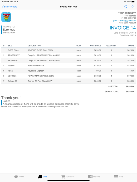 Nano Sales Manager screenshot 6