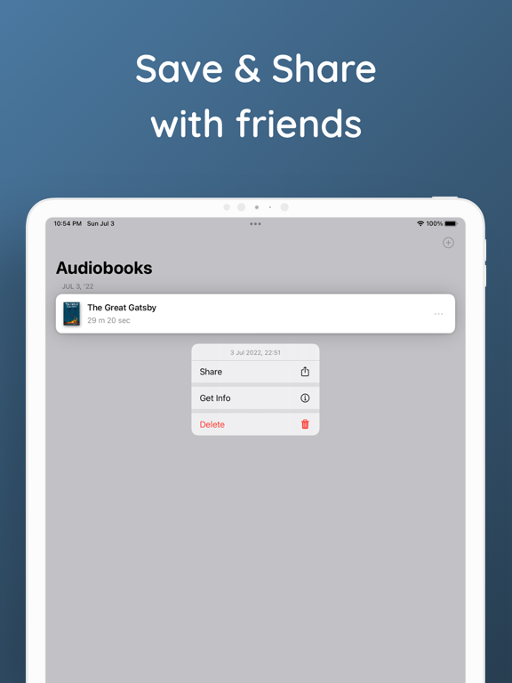 Narrator: Audiobook Maker screenshot 1