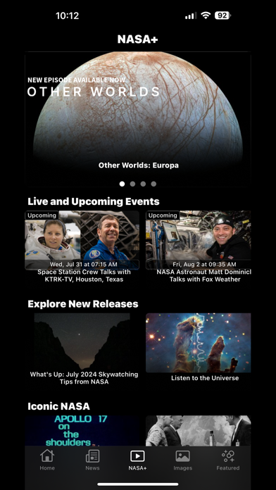 NASA screenshot 1