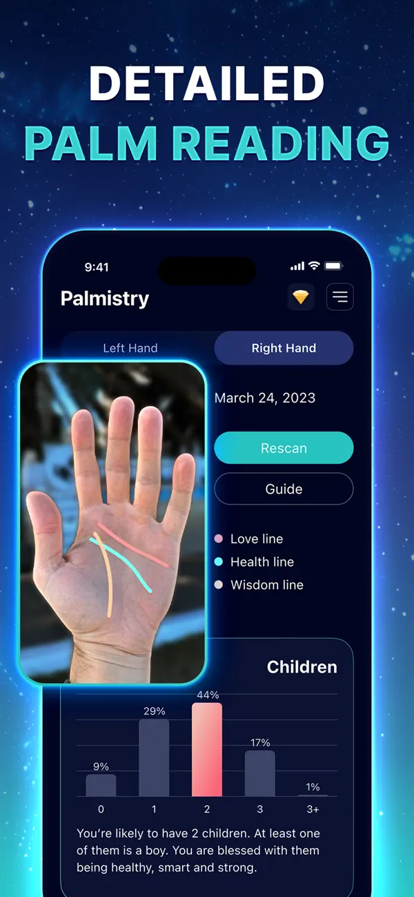 Natal Chart, Signs & Palmistry screenshot 4