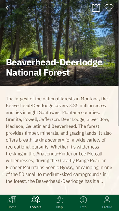 National Forest Explorer screenshot 1