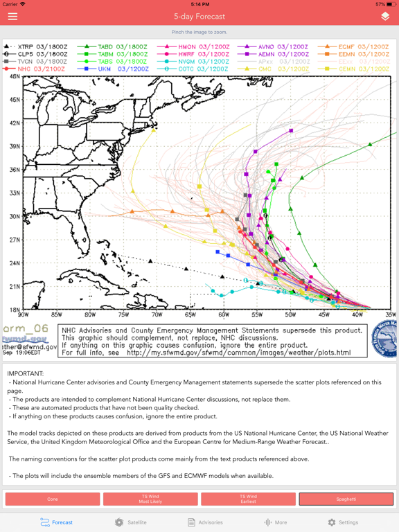National Hurricane Center Data screenshot 7