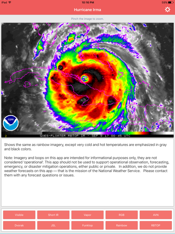 National Hurricane Center Data screenshot 10