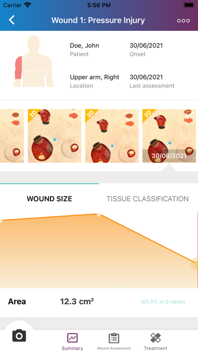 NATROX® IQ Advanced Wound Hub screenshot 2