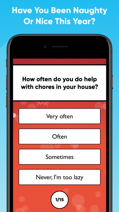 Naughty Or Nice Christmas Quiz screenshot 3