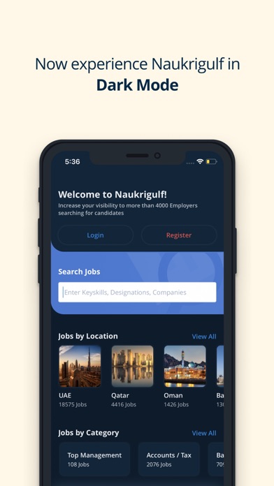 Naukrigulf Job Search App screenshot 1