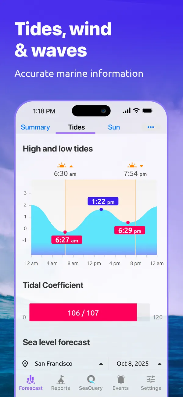 Nautide: Tides, Wind, Waves + screenshot 4