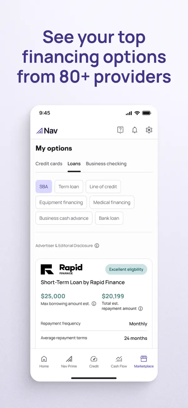 Nav Business Credit Builder screenshot 2
