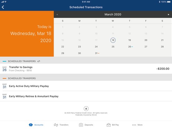 Navy Federal Credit Union screenshot 1