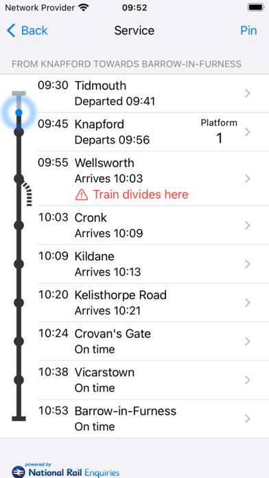 Nearly Departed for UK trains screenshot 1