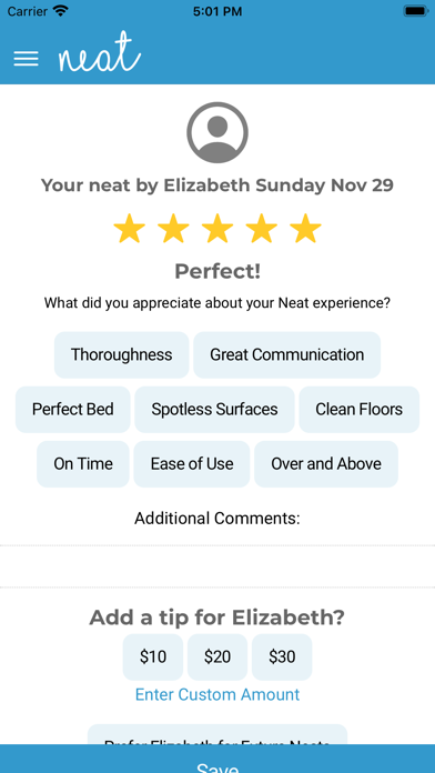 Neat Housekeeping screenshot 2