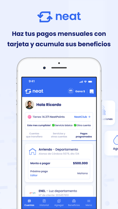 Neat: Pago de cuentas screenshot 7