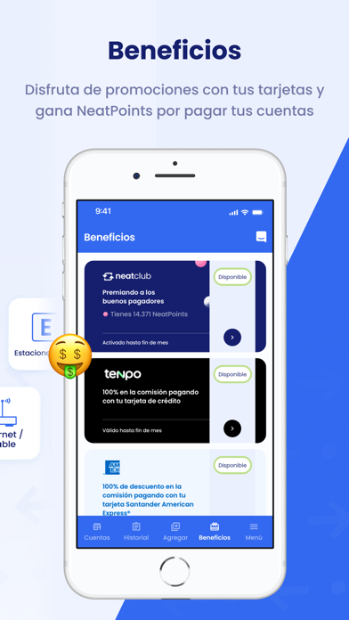 Neat: Pago de cuentas screenshot 5