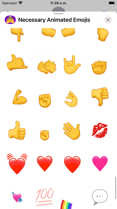 Necessary Animated Emojis screenshot 2