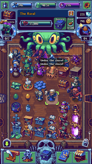 NecroMerger - Idle Merge Game screenshot 1