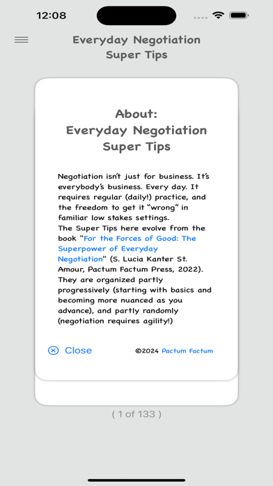 Negotiation Super Tips screenshot 3