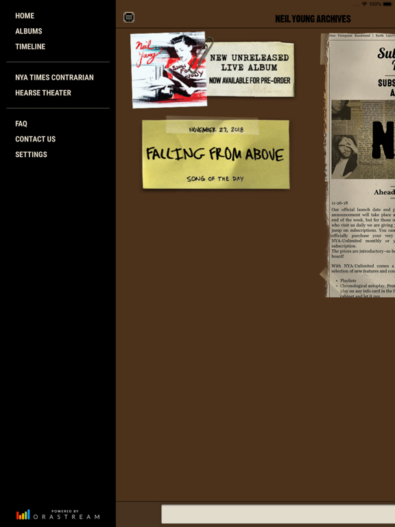 Neil Young Archives screenshot 9