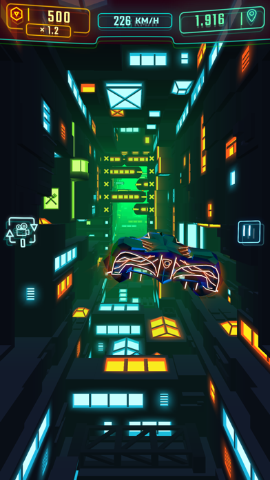 Neon Flytron: Cyberpunk Flight screenshot 4
