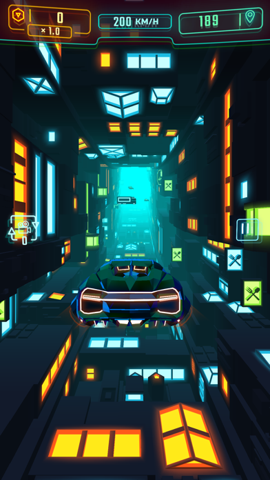 Neon Flytron: Cyberpunk Flight screenshot 5