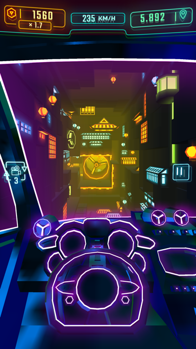 Neon Flytron: Cyberpunk Flight screenshot 3