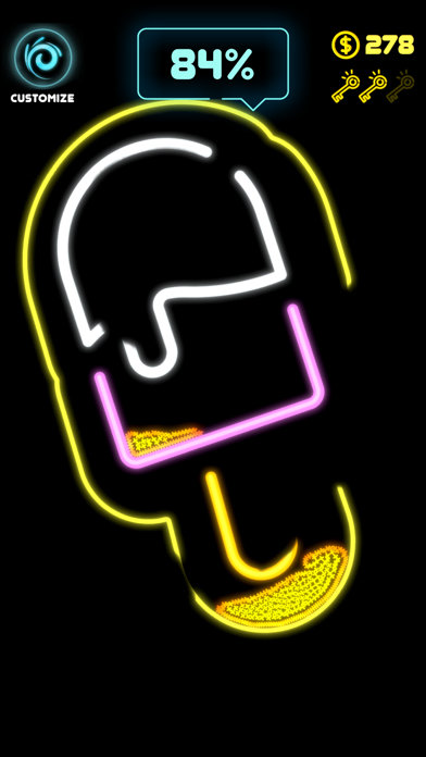 Neon Splash screenshot 1