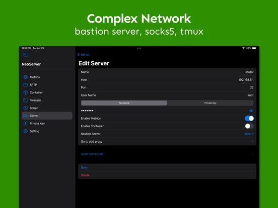NeoServer: SSH Client|Terminal screenshot 2