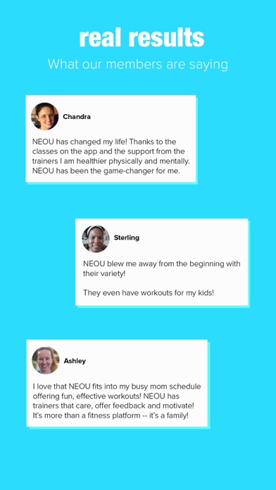 NEOU: Fitness & Exercise App screenshot 1