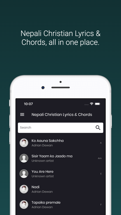 Nepali Christian Lyrics Chords screenshot 4