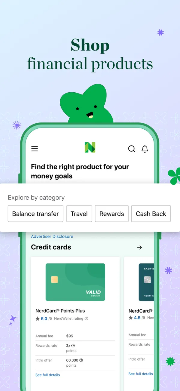 NerdWallet: Smart Money App screenshot 1