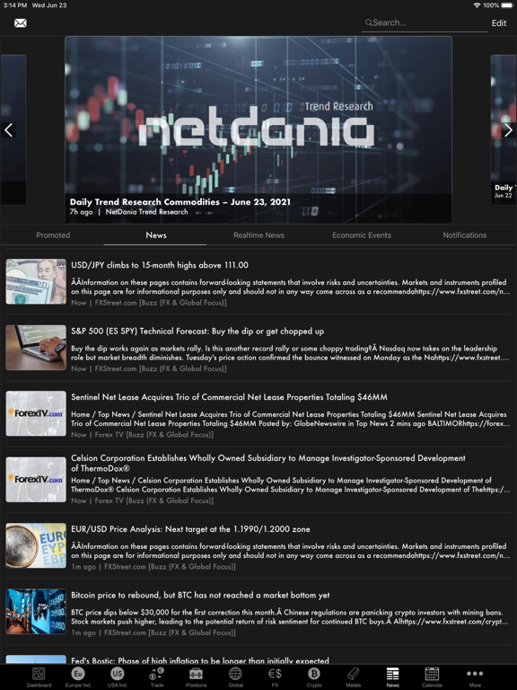 NetDania Stock & Forex Trader screenshot 3